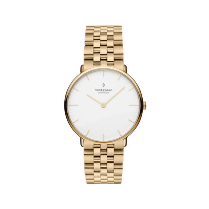 Nordgreen Women's Native 32mm 5 Link Gold Watch