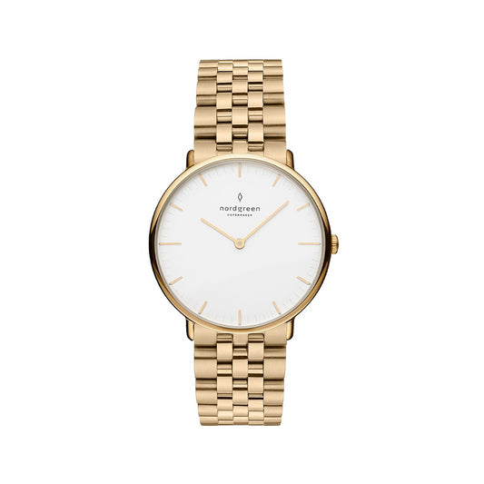 Nordgreen Women's Native 32mm 5 Link Gold Watch