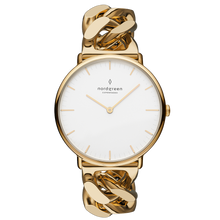 Load image into Gallery viewer, Nordgreen Native 32mm Gold Chain Link Watch