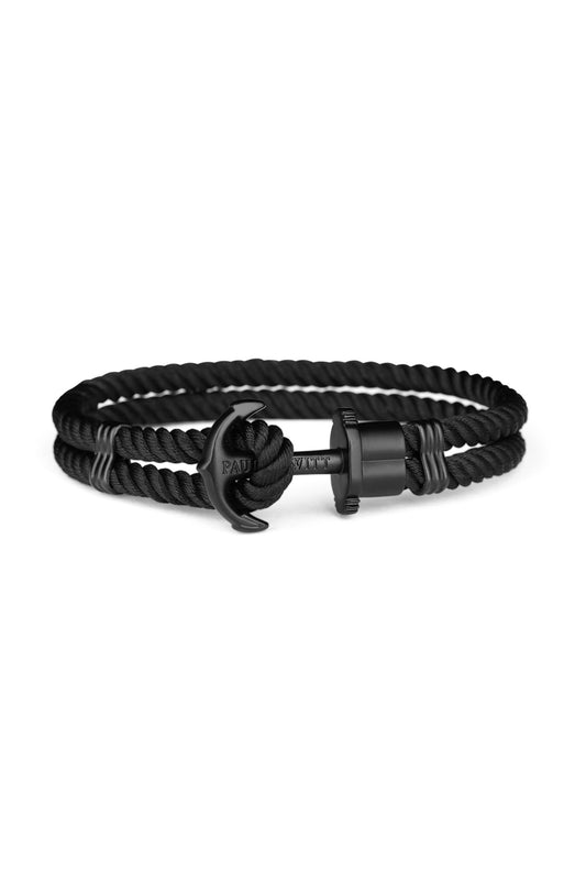 Paul Hewitt Phrep Nylon Black / Black Bracelet - XXL