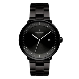 Nordgreen Philosopher 40mm Black with 3-Link Strap Watch