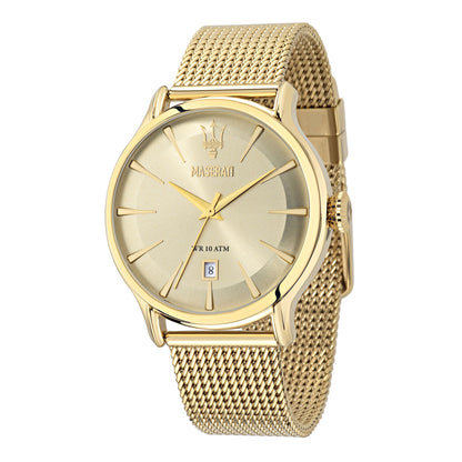 Maserati Epoca 42mm Gold Mesh Watch