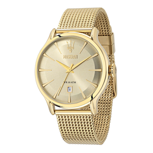Maserati Epoca 42mm Gold Mesh Watch