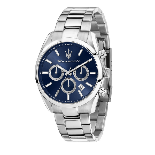 Maserati Attrazione 43mm Stainless Steel Chronograph Watch