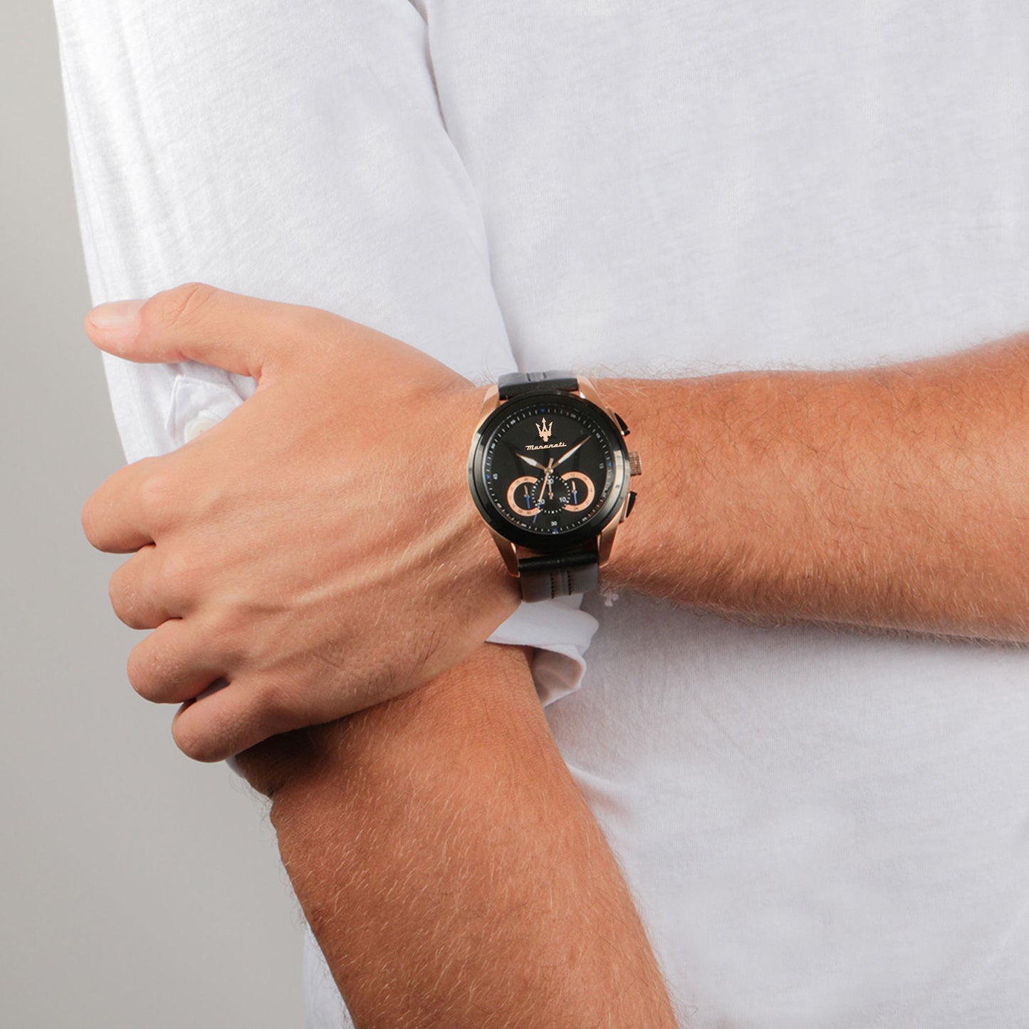 Maserati Traguardo 45mm Black Watch