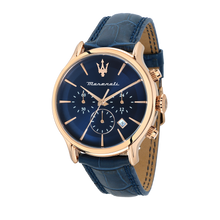 Load image into Gallery viewer, Maserati Epoca Blue Dial 42mm Chronograph