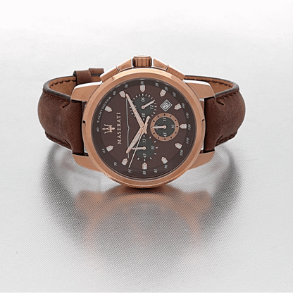 Maserati Successo 44mm Brown Watch