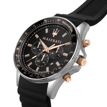 Load image into Gallery viewer, Maserati Sfida Black Dial 44mm Watch