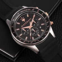 Load image into Gallery viewer, Maserati Sfida Black Dial 44mm Watch