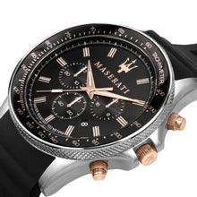 Load image into Gallery viewer, Maserati Sfida Black Dial 44mm Watch