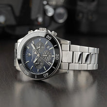 Load image into Gallery viewer, Maserati Competizione 43mm Blue Dial Stainless Steel Strap Watch