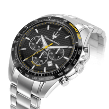 Load image into Gallery viewer, Maserati Traguardo Black Dial 45mm Chronograph