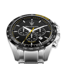 Load image into Gallery viewer, Maserati Traguardo Black Dial 45mm Chronograph