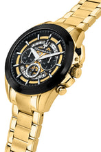 Load image into Gallery viewer, Maserati Traguardo 45mm Chronograph Gold Stainless Steel Strap Watch