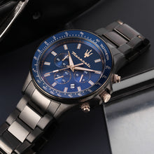 Load image into Gallery viewer, Maserati Sfida Grey 44mm Chronograph Watch