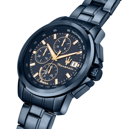 Maserati Successo Solar 44mm Chronograph Watch