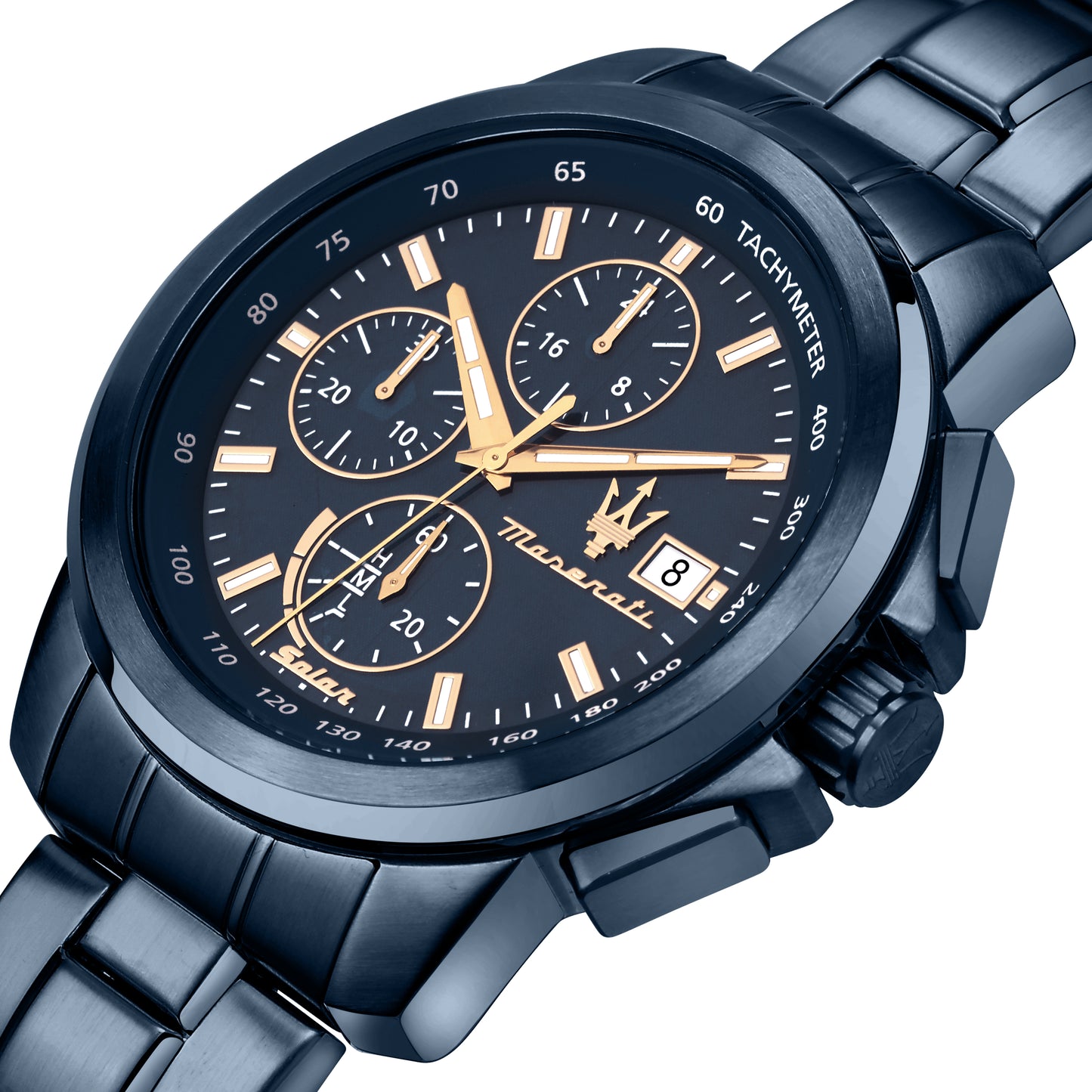 Maserati Successo Solar 44mm Chronograph Watch