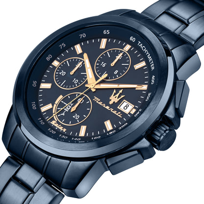 Maserati Successo Solar 44mm Chronograph Watch