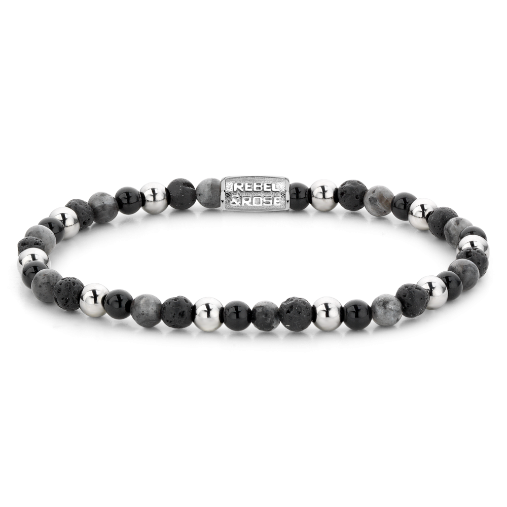 Rebel and Rose Shiny Night 4mm Bracelet