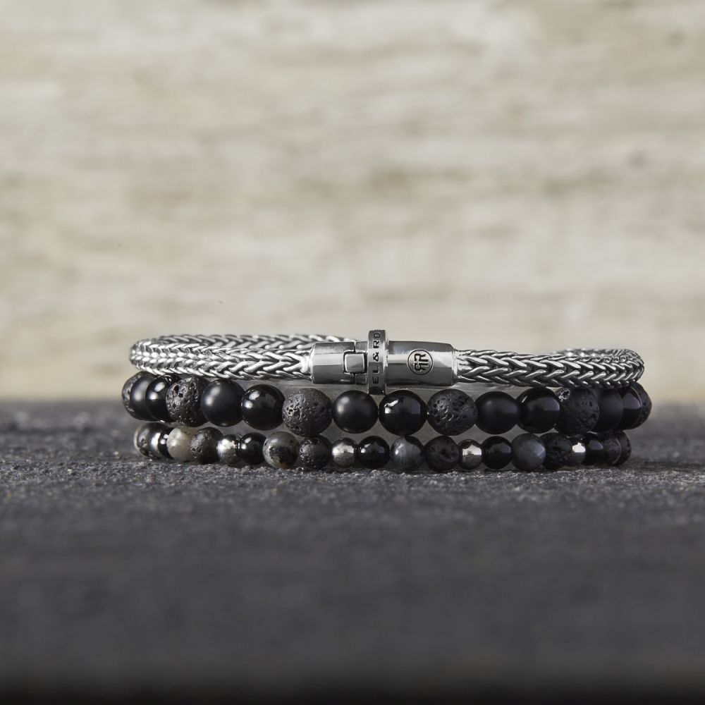 Rebel and Rose Shiny Night 4mm Bracelet