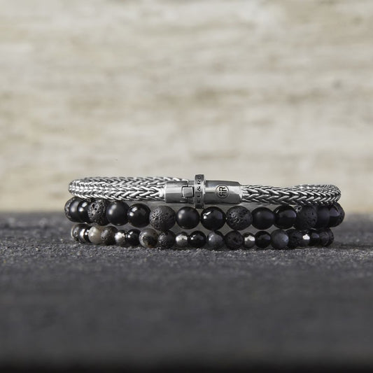 Rebel and Rose Shiny Night 4mm Bracelet