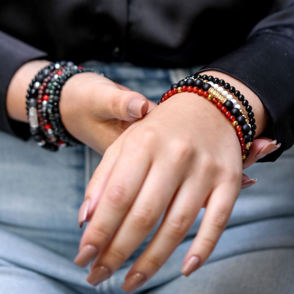 Rebel and Rose Amazing Grace Yellow Gold Plated 4mm Bracelet