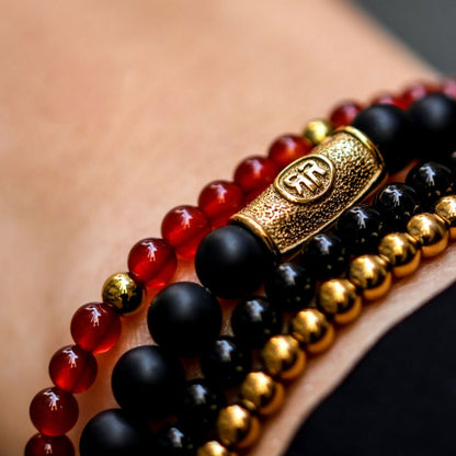 Rebel and Rose Amazing Grace Yellow Gold Plated 4mm Bracelet