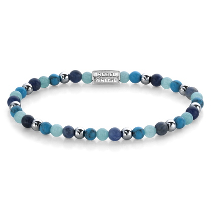 Rebel and Rose Blue Summer Vibes II 4mm Bracelet