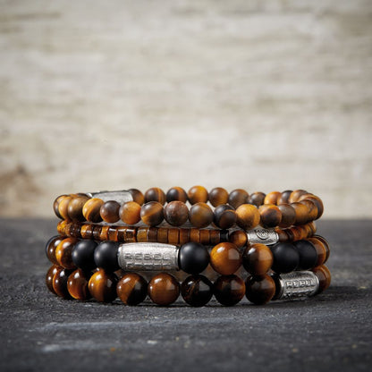 Rebel and Rose Slices - Tiger Lily 4mm Bracelet