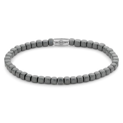 Rebel and Rose Roll The Dices - Mad Dark Grey 4mm  Bracelet