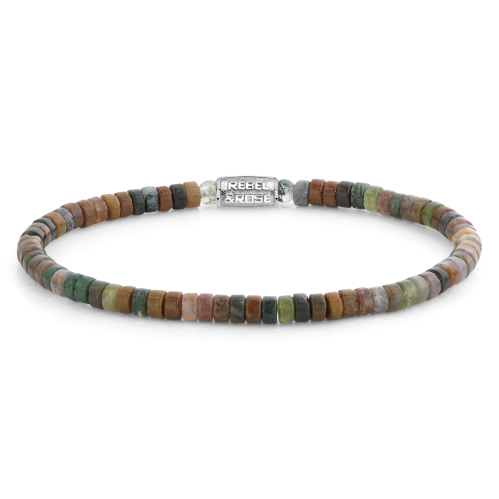 Rebel and Rose Slices - Indian Summer 4mm Bracelet