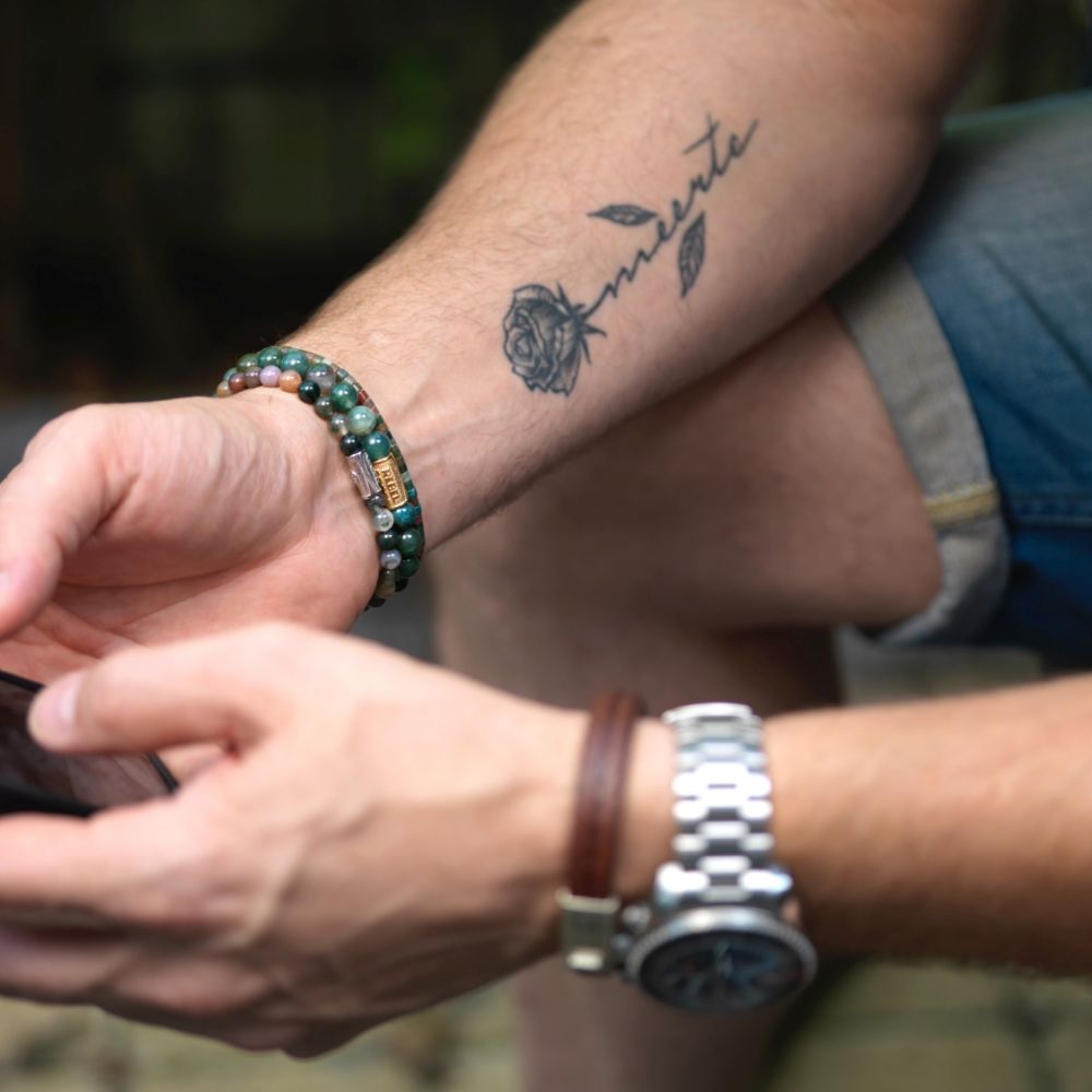 Rebel and Rose Slices - Indian Summer 4mm Bracelet