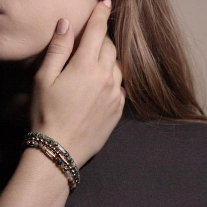 Rebel and Rose Indian Summer 4mm - 18ct Rosegold Plated Bracelet