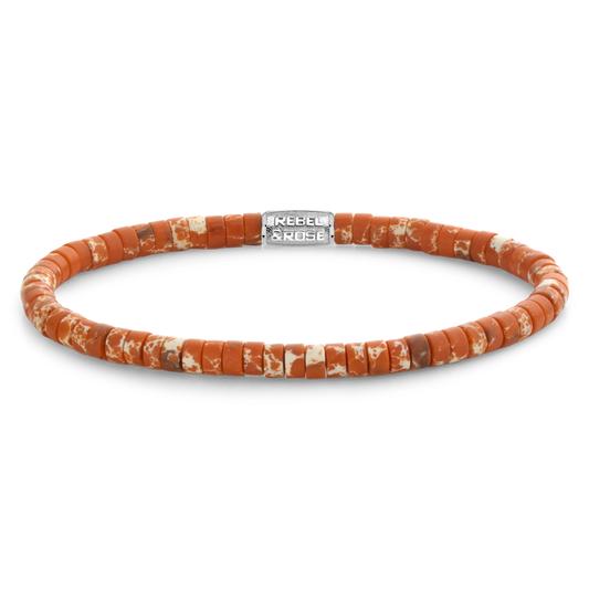 Rebel and Rose Slices - Apples of Orange 4mm Bracelet