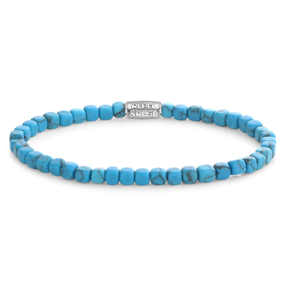 Rebel and Rose Roll The Dices - Turquoise 4mm Bracelet