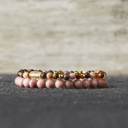 Rebel and Rose Winter Glow Yellow Gold Plated 4mm Bracelet