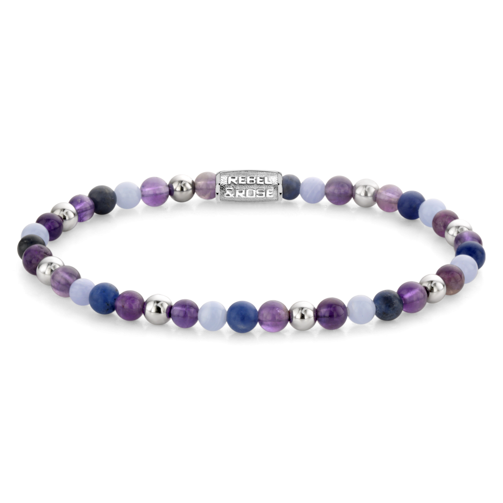Rebel and Rose Are Violets Blue? 4mm Bracelet