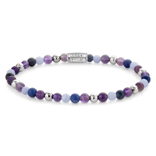 Rebel and Rose Are Violets Blue? 4mm Bracelet