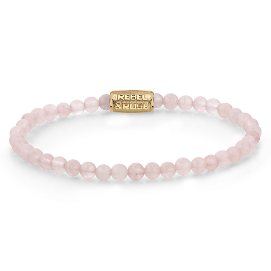 Rebel and Rose Pink Rose Gold 4mm Bracelet
