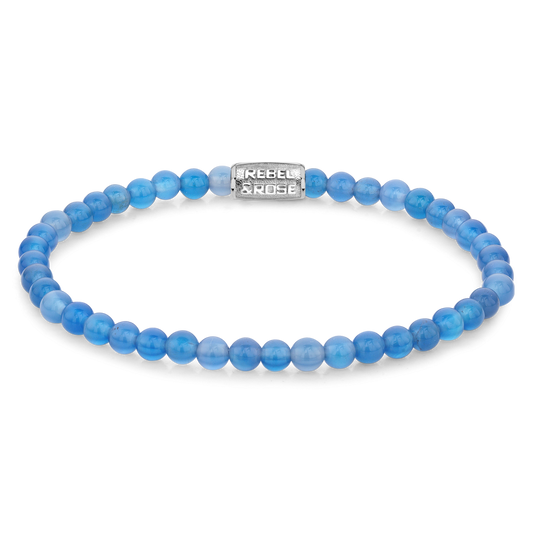 Rebel and Rose Brightening Blue 4mm Bracelet