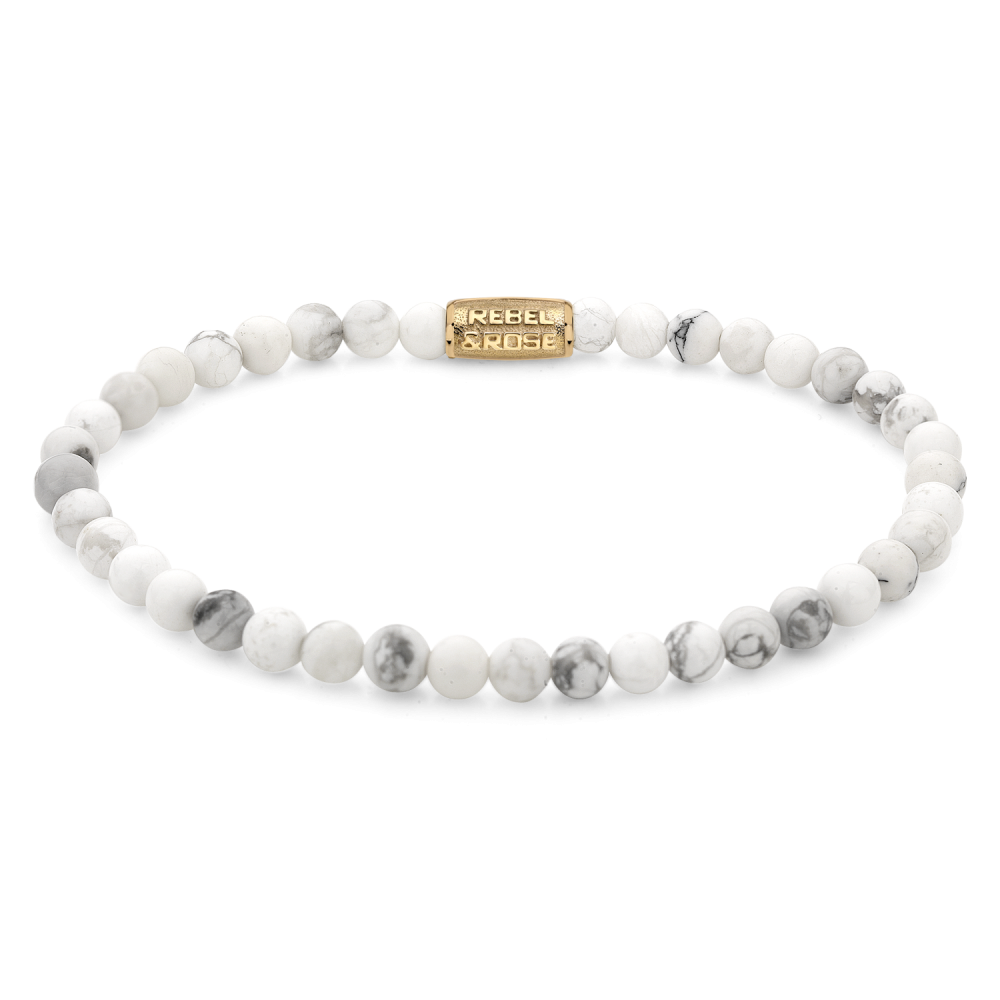 Rebel and Rose Virgin White Gold 4mm Bracelet