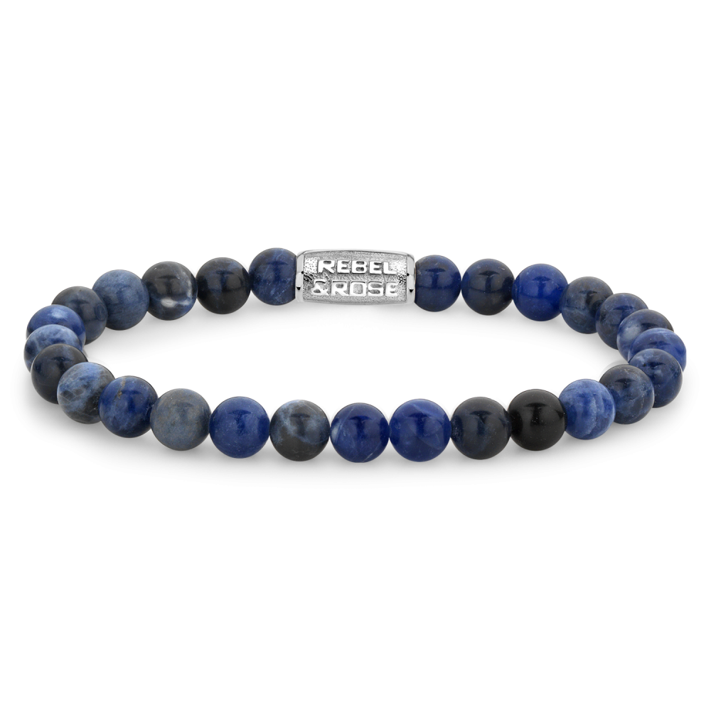 Rebel and Rose Midnight Blue 6mm Bracelet