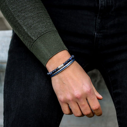 Rebel and Rose Midnight Blue 6mm Bracelet