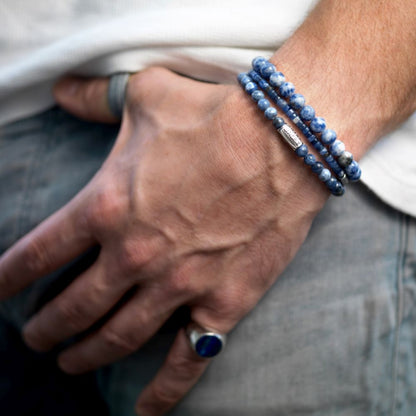 Rebel and Rose Midnight Blue 6mm Bracelet