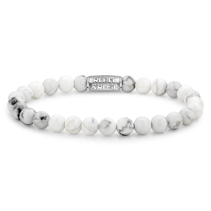 Rebel and Rose Virgin White 6mm Bracelet