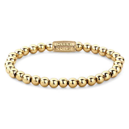 Rebel and Rose Yellow Gold Only 6mm Bracelet