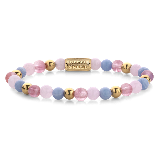 Rebel and Rose Pink Summer Vibes II 6mm Bracelet