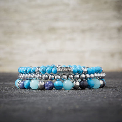 Rebel and Rose Blue Summer Vibes 6mm Bracelet