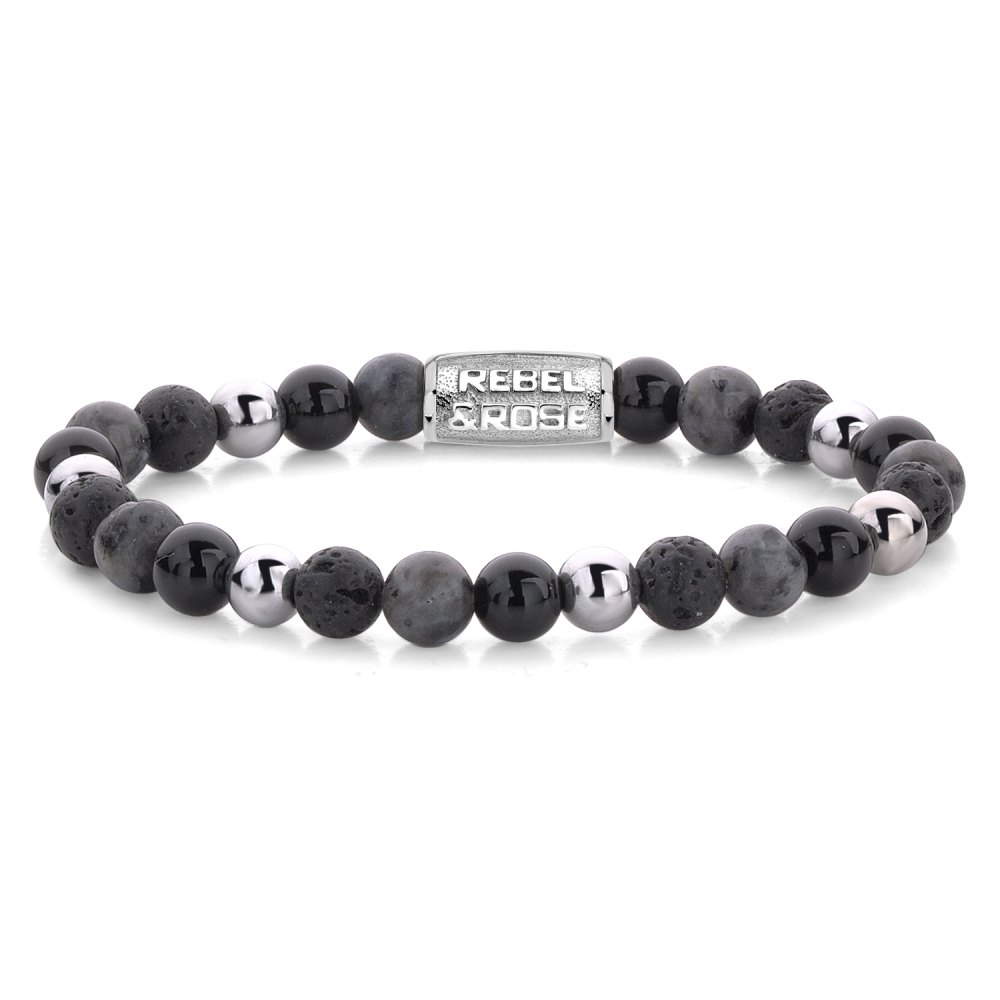 Rebel and Rose Shiny Night 6mm Bracelet