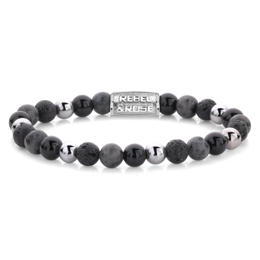 Rebel and Rose Shiny Night 6mm Bracelet